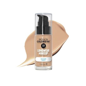 レブロン カラーステイ ロングウェア メイクアップ D 200 ヌード (カラーイメージ：ピンク系の明るい肌色) リキッド ファンデーション 30mL 乾燥肌用 SPF20 PA++