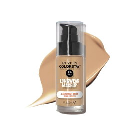 レブロン カラーステイ ロングウェア メイクアップ 240 ミディアム ベージュ (カラーイメージ：ピンク系の健康的な肌色) リキッド ファンデーション 30mL 普通肌・混合肌用 SPF15 PA++