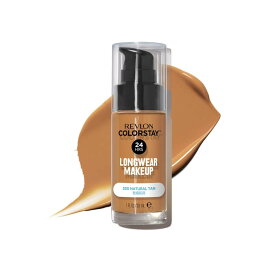 レブロン カラーステイ ロングウェア メイクアップ D 330 ナチュラル タン (カラーイメージ：健康的な小麦色) リキッド ファンデーション 30mL 乾燥肌用 SPF20 PA++