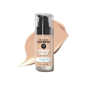 レブロン カラーステイ ロングウェア メイクアップ D 130 ポーセリン (カラーイメージ：ピンク寄りのとても明るい肌色) リキッド ファンデーション 30mL 乾燥肌用 SPF20 PA++