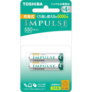 TOSHIBA jbPfdr [dIMPULSE Cg^Cv P4`[dr(min.550mAh) 2{ TNH-4LE2P