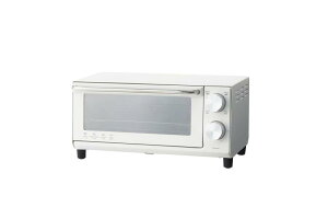 TWINBIRD(ツインバード) オーブントースター 2枚焼き 一人暮らし 15分タイマー 4段階出力切替 コンパクト 高さ約17cm ハーフミラーガラス トレー付 ホワイト TS-D038W