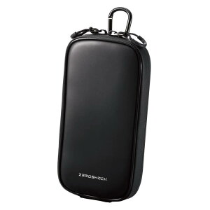 エレコム スマホポーチ 1台収納 Lサイズ 3Way (腰ベルトループ ショルダーベルトループ カラビナフック) 衝撃吸収 ZEROSHOCK ブラック 【iPhone 16 / 16e シリーズ 対応検証済】 P-05CZBK