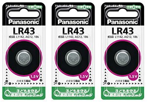 Panasonic ���d�r �{�^���d�r �A���J�� LR43 3�Z�b�g