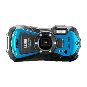 PENTAX WG-90 �u���[ �{�i�h���f�W�^���J���� 14m�h�� (�A��2����) 1.6m�ϏՌ� �h�o -10���ϊ� �A�E�g�h�A�Ŋ��􂷂�^�t�l�X�{�f�B CALS���[�h���ڂ� ����L�^�ȂǕ��L���r�W�l�X�V�[���Ŋ���