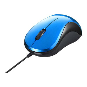 �o�b�t�@���[ BUFFALO �L�� BlueLED �É� 3�{�^���}�E�X �u���[ BSMBU108BL