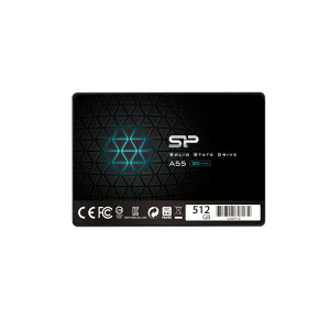 SP Silicon Power VRp[ SSD 512GB 3D NAND̗p SATA3 6Gb/s 2.5C` 7mm PS4mF A55V[Y SP512GBSS3A55S25