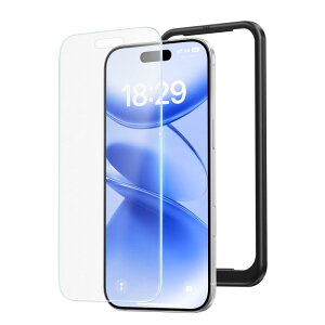 NIMASO �A���`�O���A iPhone 17 / iPhone 16 Pro �p �K���X�t�B���� �ی�t�B���� �����K���X ���˖h�~ �w��h�~