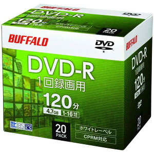 obt@[ DVD-R 1^p 4.7GB 20 P[X CPRM Ж 1-16{ y fB[K mFς z zCg[x RO-DR47V-020CW/N