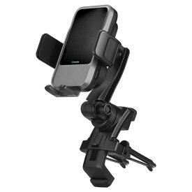 カーメイト 車用 【スマホ ホルダー】 iPhone用 【 電動開閉 ワイヤレス充電 】エアコン取付タイプ SA504