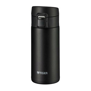 タイガー魔法瓶(TIGER) 水筒 360ml マグボトル ワンタッチ 軽量 ステンレスボトル 真空断熱 保温保冷 ブラック MKA-K036KK