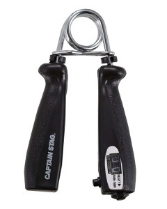 �L���v�e���X�^�b�O(CAPTAIN STAG) �؃g�� ���͋��� ���̓g���[�j���O �n���h�O���b�v �J�E���^�[�t�� 15kg �u���b�N/���b�h Vit Fit UR-815 ��145×86×25mm