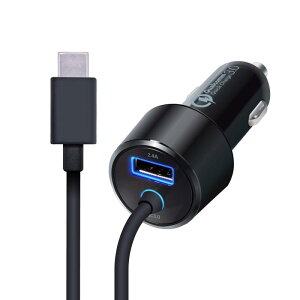 �G���R��(ELECOM) �V�K�[�`���[�W���[/TypeC QuickCharge3.0/1USB�|�[�g/2.4A/�u���b�N