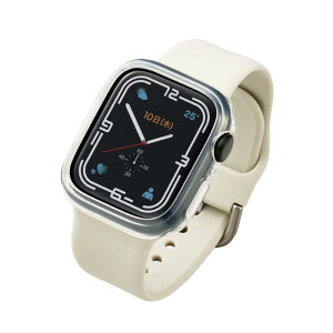 �G���R�� Apple Watch (�A�b�v���E�H�b�`) �P�[�X �o���p�[ 41mm [Apple Watch 8 7 �Ή�] �\�t�g�o���p�[ �N���A AW-21BBPUCR