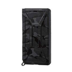 エレコム iPhone XR ケース 衝撃吸収 ZEROSHOCK フラップタイプ TPU素材採用 【落下時の衝撃から本体を守る】 カモフラ(ブラック) PM-A18CZEROFT1