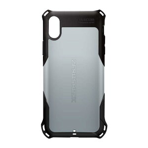 �G���R�� iPhone XR �P�[�X �Ռ��z�� ZEROSHOCK �X�^���_�[�h �y�������̏Ռ�����{�̂����z �V���o�[ PM-A18CZEROSV
