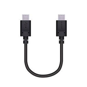 �G���R�� USB Type-C �P�[�u�� ( USB PD�Ή� ) C to C �^�u���b�g�p�y�ő�3A�ō����[�d�z 0.1m �yiPhone15 �Ή����؍ρz �u���b�N MPA-CC01PNBK