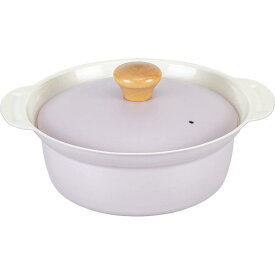 和平フレイズ 卓上鍋 18cm パープル 1~2人用 軽い 小さいサイズ セラミック加工 IH・ガス対応 プチなべ RB-2097