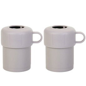 和平フレイズ 2個セット 保温 保冷 ペットボトルホルダー Sサイズ 220~350ml用 パープルグレー 温かい 冷たい ステンレス 真空断熱 フォルテック AMH-1704