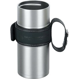 和平フレイズ 冷たさ持続 缶クーラー 500ml シルバー タンブラーとしても使える 持ち手ベルト付 通勤 通学 アウトドア サスティギア RH-1615