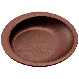 スケーター(Skater) すくいやすいプレート 食器 皿 木目 ブラウン プラスチック 丈夫 バイオマス原料使用 電子レンジ 食洗器対応 NPLS2B-A
