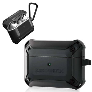 �G���R�� AirPods Pro �P�[�X ZEROSHOCK �y2019�N10���������f���Ή��z �ϏՌ� �J���r�i�t �u���b�N AVA-AP2ZEROBK