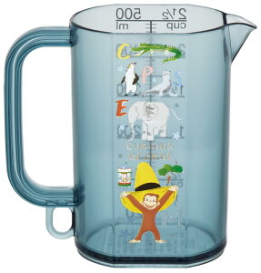 スケーター(Skater) メジャーカップ 計量カップ 500ML おさるのジョージ ZOO MMC1