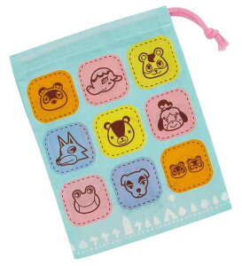 スケーター(Skater) 子供用 コップ袋 21×15cm あつまれどうぶつの森 日本製 KB62-A
