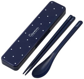 スケーター コンビセット 箸 スプーン セット 抗菌 キャスミン ネイビー日本製 18cm CCS3SAAG-A