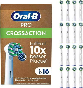 �u���E�� Oral-B �d�����u���V�p �ւ��u���V PRO �}���`�A�N�V�����u���V CROSS ACTION 16�{�� EB50RX-16 [���s�A���i]