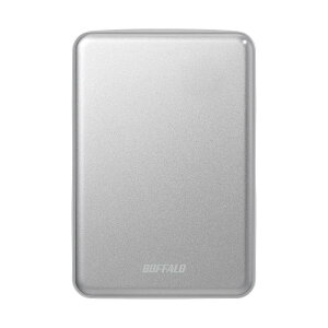 BUFFALO USB3.1(Gen.1)�Ή� �A���~�f�ޔ��^�|�[�^�u��HDD 2TB �V���o�[ HD-PUS2.0U3-SVD