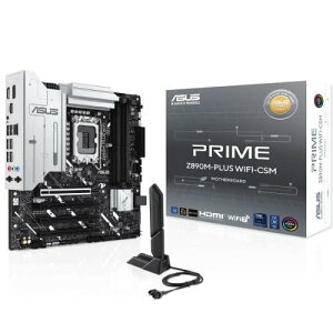 ASUS PRIME Z890M-PLUS WIFI-CSM intel Core Ultra Processors (series 2) �Ή� LGA 1851 Z890 ���� DDR5 ATX �}�U�[�{�[�h/�i