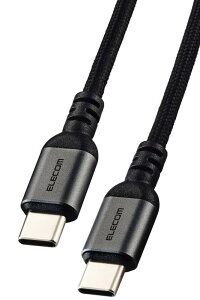 �G���R�� USB Type C �P�[�u�� 2m 100W PD�Ή� �����[�d �f���h�~ ���ϋv �i�C�������b�V�� �y MacBook/iPad/Galaxy/Android �X�}�z �^�u���b�g ���Ή� �z �u���b�N �yiPhone 16 �V���[�Y �Ή���