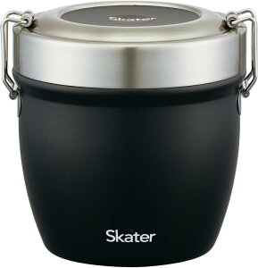 �X�P�[�^�[(Skater) �ۉ��ٓ��� ���^ 2�i 800ml ��e�� �j�� �X�e�����X �����`�W���[ �ۉ��ۗ� �^��f�M�\�� �u���b�N STLBD8AG-A