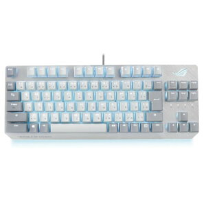 ASUS �Q�[�~���O�L�[�{�[�h ROG Strix Scope NX TKL Moonlight White ���J�j�J�� �L�� ���{��z�� ROG-NX�X�C�b�` 80%���C�A�E�g FPS RGB���C�e�B���O �A���~�t���[��