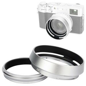 JJC ���^�� �����Y�t�[�h �˂����ގ� �x�m�t�B����Fujifilm Fuji X100VI X100V X100F X100T X100S X100 X70 �ɑΉ� LH-X100 �t�[�h  AR-X100 �A�_�v�^ �݊�