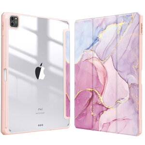 Fintie iPad Pro 12.9 �P�[�X 2022/ 2021/ 2020/2018 12.9�C���` �����o�b�N�J�o�[ Apple Pencil ���[�\ Apple Pencil 2 ���C�����X�[�d�Ή� �O�܃X�^���h �X���[�v�@�\ �y�� ���^