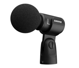 SHURE �V���A MV88+�X�e���I USB �}�C�N���z�� : �R���f���T�[�}�C�N �^�� ���R�[�f�B���O �� �y�� �M�^�[ �h���� ���t ���� �z�M �Q�[�� �Q�[�~���O �|�b�h�L���X�g MOTIV�V���[�Y iOS Android Mac Windo