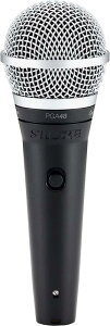 SHURE �V���A �_�C�i�~�b�N�E�{�[�J���E�}�C�N���z�� : �J�[�f�B�I�C�h/�X�C�b�`�t/XLR-XLR�P�[�u���t�� PGA48-XLR-J �u���b�N