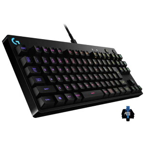 Logicool G(���W�N�[�� G) PRO �Q�[�~���O�L�[�{�[�h �e���L�[���X GX�X�C�b�` �N���b�L�[ �L�� ���J�j�J�� �L�[�{�[�h �É� ���{��z�� LIGHTSYNC RGB ���E���P�[�u�� G-PKB-002CK �ʔ���