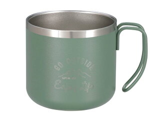 �L���v�e���X�^�b�O(CAPTAIN STAG) �}�O�J�b�v �R�b�v �_�u���X�e�����X �^��f�M �ۉ��E�ۗ� 350ml �A���e�B�[�N�O���[�� �����e UE-3539