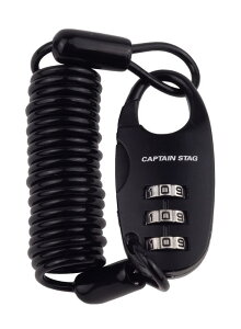 �L���v�e���X�^�b�O(CAPTAIN STAG) ���]�� �� ���b�N ���C���[���b�N �R�C�����C���[ �_�C�������b�N �~�j 3�� �_�C������ ����1200mm ���a2.5mm �Ïؔԍ��ύX�\ �u���b�N