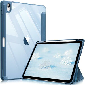 Fintie iPad Air 11�C���` �P�[�X M4 (2026) / M3 (2025 ��7����) / M2 (2024 ��6����) / Air 5/4 �P�[�X 2022/2020 10.9 �C���` �����o�b�N�J�o�[ Apple Pencil ���[