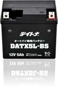 �f�C�g�i(Daytona) YTX5L-BS�݊��i �o�C�N�p �o�b�e���[ �A�h���X110/V100 �ȂǓK�� 12V ���^ �Q���^�C�v �����e�i���X�t���[ �d���t�����ς� DATX5L-BS