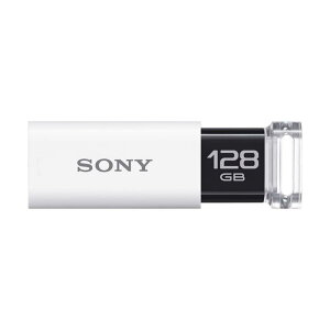 �\�j�[ USB������ USB3.1 128GB �z���C�g �L���b�v���X USM128GU W