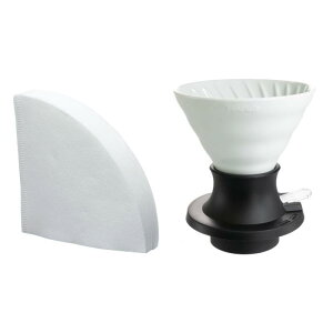 HARIO(�n���I) �Z�Ў� �Z���~�b�N �h���b�p�[ �X�C�b�` �o���オ��e�� 200mL �z���C�g ���{�� SSDC-200-W