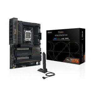 ASUS ProArt X870E-Creator WIFI AMD Ryzen 9000 �V���[�Y AM5 �Ή� X870E �`�b�v�Z�b�g���� ATX �}�U�[�{�[�h/�i