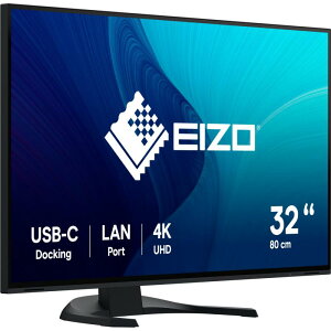 EIZO �r�W�l�X�����v���~�A�����j�^�[ | FlexScan EV3240X-BK | 31.5�^4K UHD�EUSB Type-C�E�u���b�N
