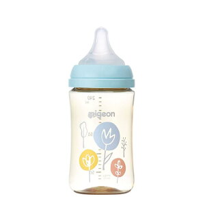 PIGEON �s�W���� ������� �M���т� 240ml 3������~ �㎿�ȃv���X�`�b�N Flower �t�����[ ��Ë@�ւɂ��̗p �y���Ċ���ɂ��� (PPSU)