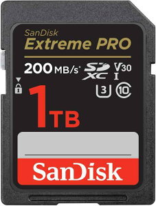 SanDisk (�T���f�B�X�N) 1TB Extreme PRO SDXC UHS-I �������[�J�[�h - C10�AU3�AV30�A4K UHD�ASD�J�[�h- SDSDXXD-1T00-GN4IN